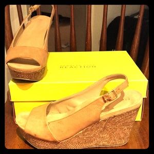 Kenneth Cole Reaction 4-inch wedges, size 9.5